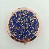 Golden blue diamond, pink gold