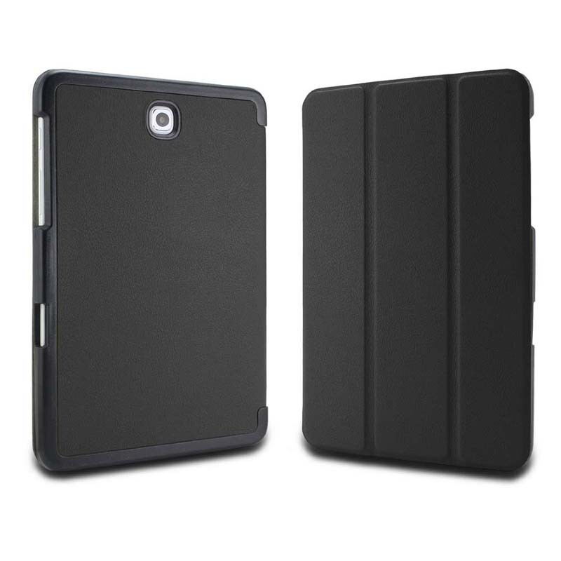 in stock for Samsung Tab S2 8.0 SM-T710 T715 T713 Flat Protective Leather Case Triple Folding Case