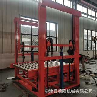 宁津德隆定做液压升降重型滚筒输送机 自动化装配流水线