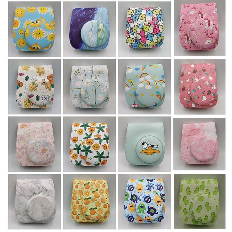 For Polaroid mini11 Camera instax Camera Bag Shoulder Bag Protective Case PU Photography Bag Storage Bag