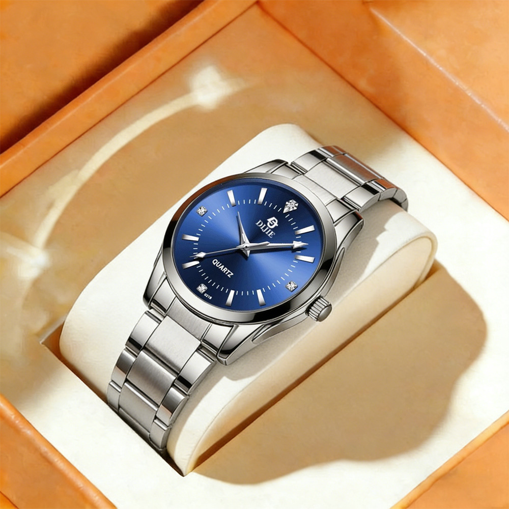 Swiss watch for men and women, steel belt, quartz watches, high quality men's watch, for beloved, simple and elegant design 4