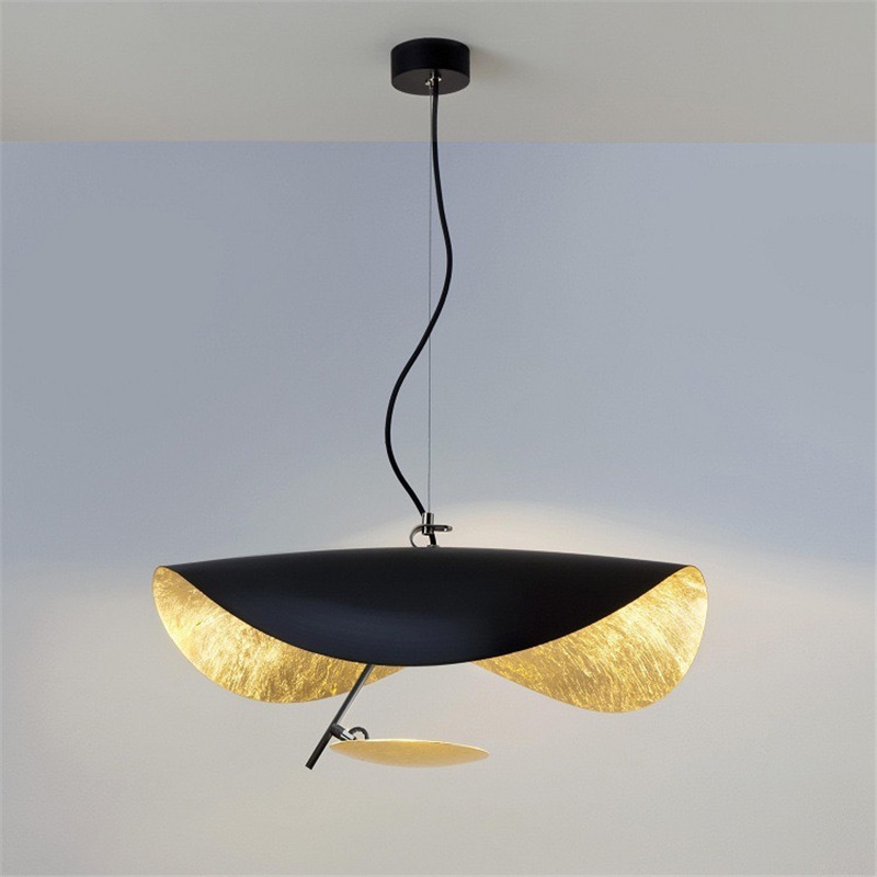 Italian Creative Ufo Restaurant Pendant Light, Unique Lotus Leaf Art Bedroom Clothing Store Modern Light Luxury Living Room Pendant Light Italian Creative Ufo Restaurant Pendant Light, Unique Lotus Leaf Art Bedroom Clothing Store Modern Light Luxury Living Room Pendant Light