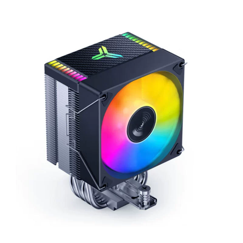 乔思伯 CR-1400 EVO Fantasy Color Edition CPU Air Cooled Radiator Nickel Plated 4 Heat Pipe Heat Dissipation Fan ARGB