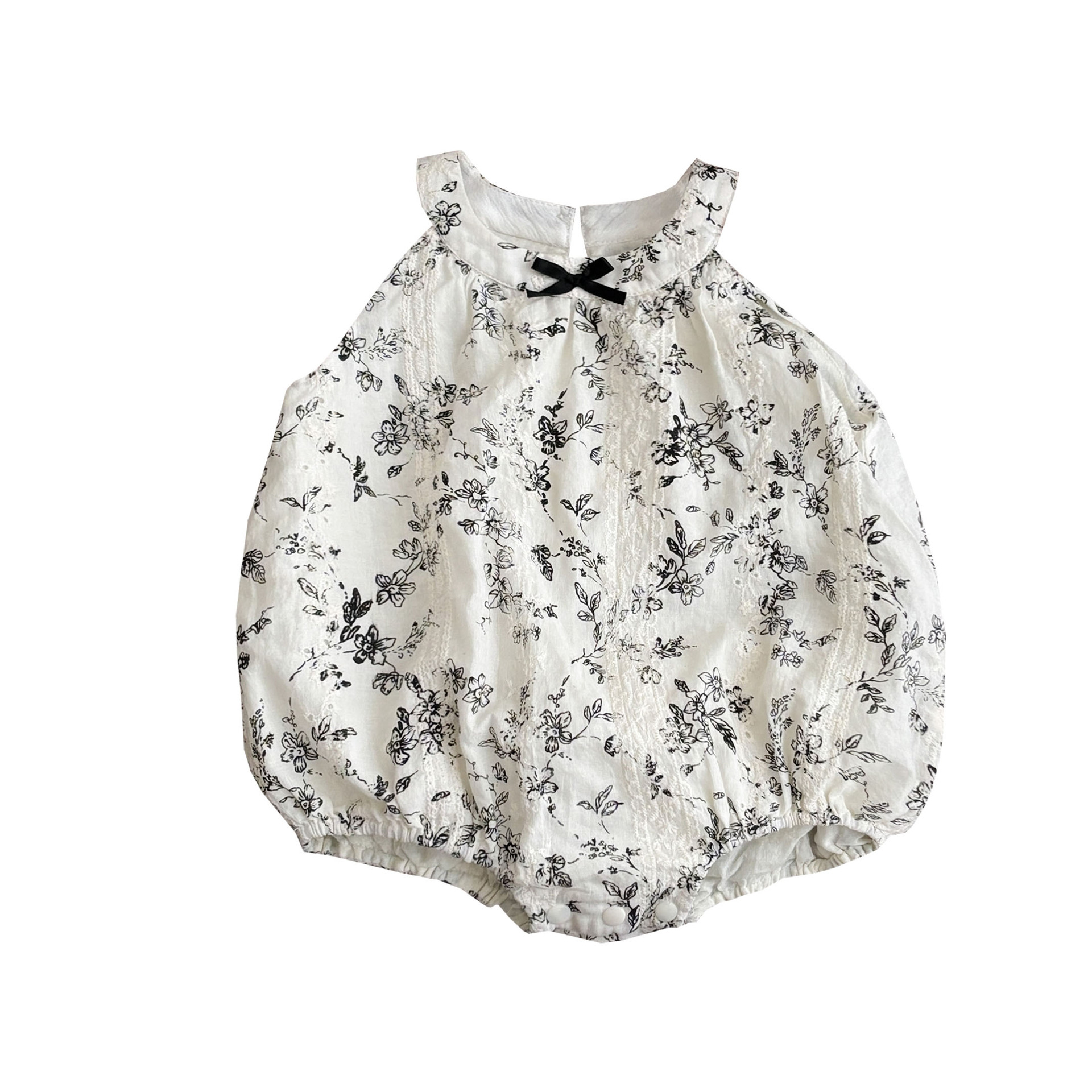 Youhe ropa para niños nuevo estilo de verano chino, mamelucos de tirantes de tinta ligera de algodón puro, ropa de pedo para bebés de estilo chino