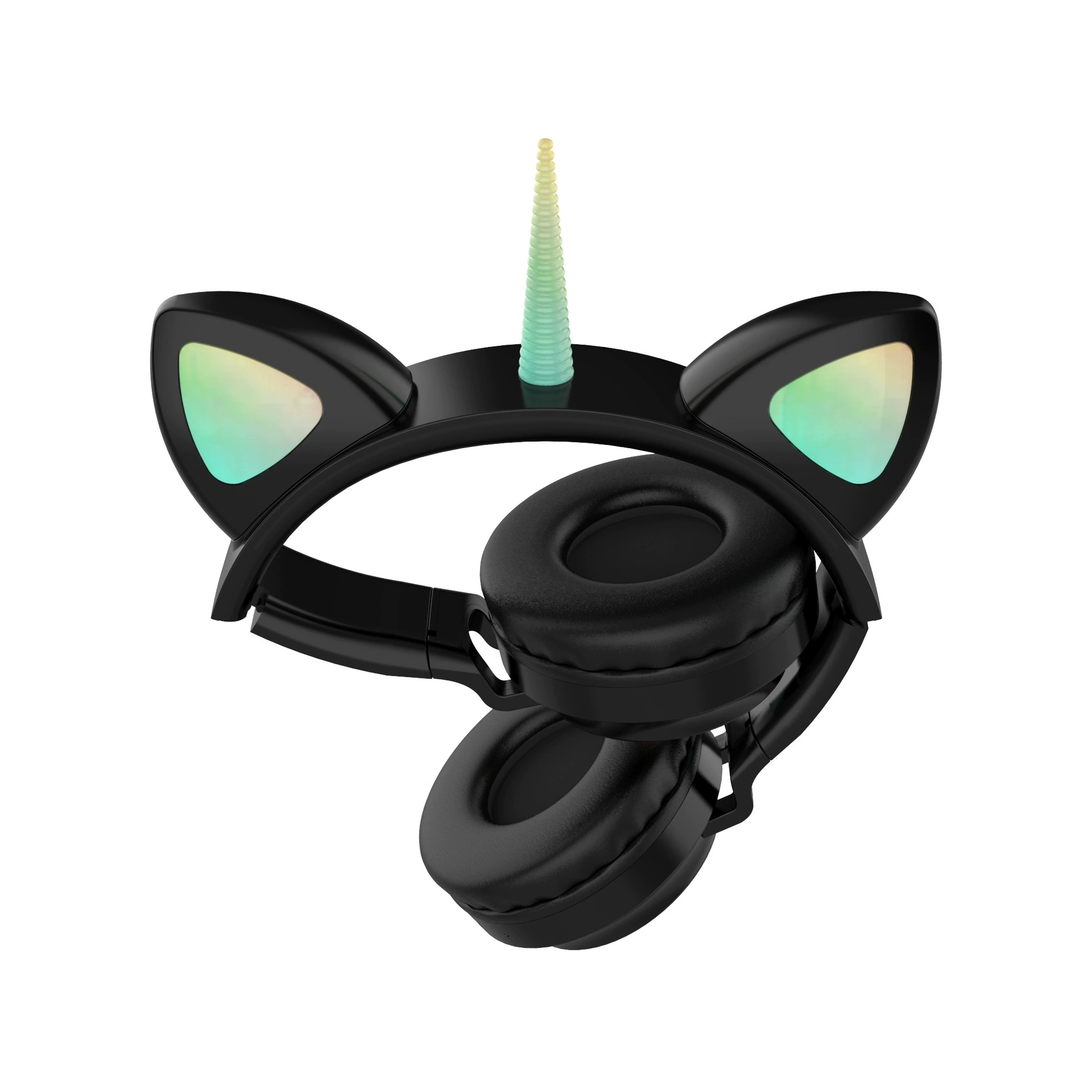 Поставляемые с завода Bluetooth-наушники Unicorn, гарнитура с подсветкой LED при ношении, детская мультяшная модель для бега