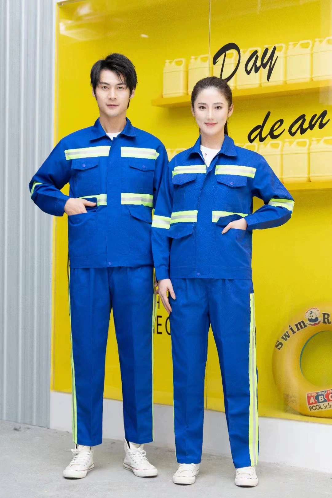 Санитарные комбинезоны муниципальная Светоотражающая одежда высокоскоростная Светоотражающая одежда наружные Светоотражающие комбинезоны садовые комбинезоны