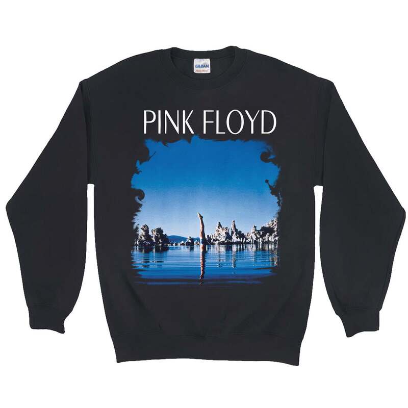 Pink Floyd The Wall Blacklight Pink Floyd psychedelic rock round neck sweater