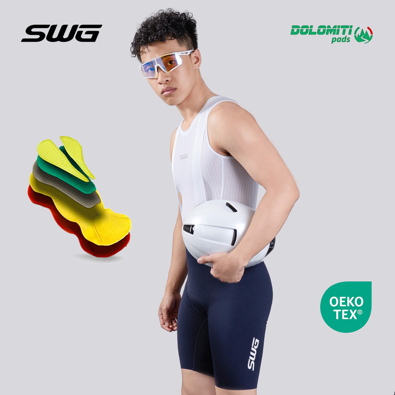 Swg Mingsheng Men's Cycling Bib Shorts for Competition and Racing [Expedition Bib Shorts]