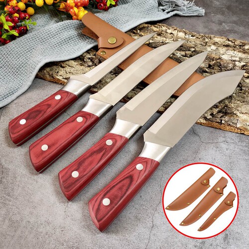 Special forged boning knife for butchering, special knife for killing pigs and meat, kitchen slaughtering sheep cutting sharp knife, pork selling knife