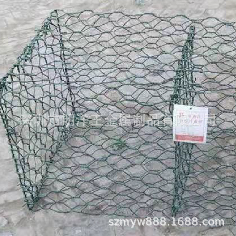 深圳明洋 格宾石笼网【 厂家直供 】河道网箱 生态治理 可订Z