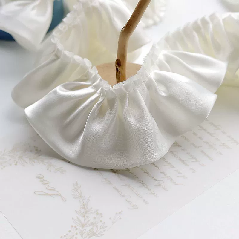 Цветная двухслойная атласная плиссированная кружевная юбка с рюшами, юбка с удлиненной занавеской, аксессуары для домашнего текстиля