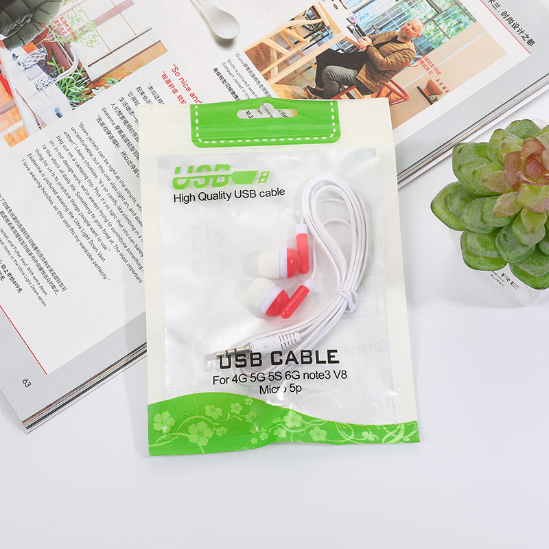 螺线韩版时尚糖果色MP3MP4圆线手机耳机入耳式耳机二元地摊货源