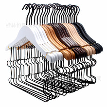 儿童无漆服装店小号一体挂婴幼儿撑子木制套装连体衣裤架