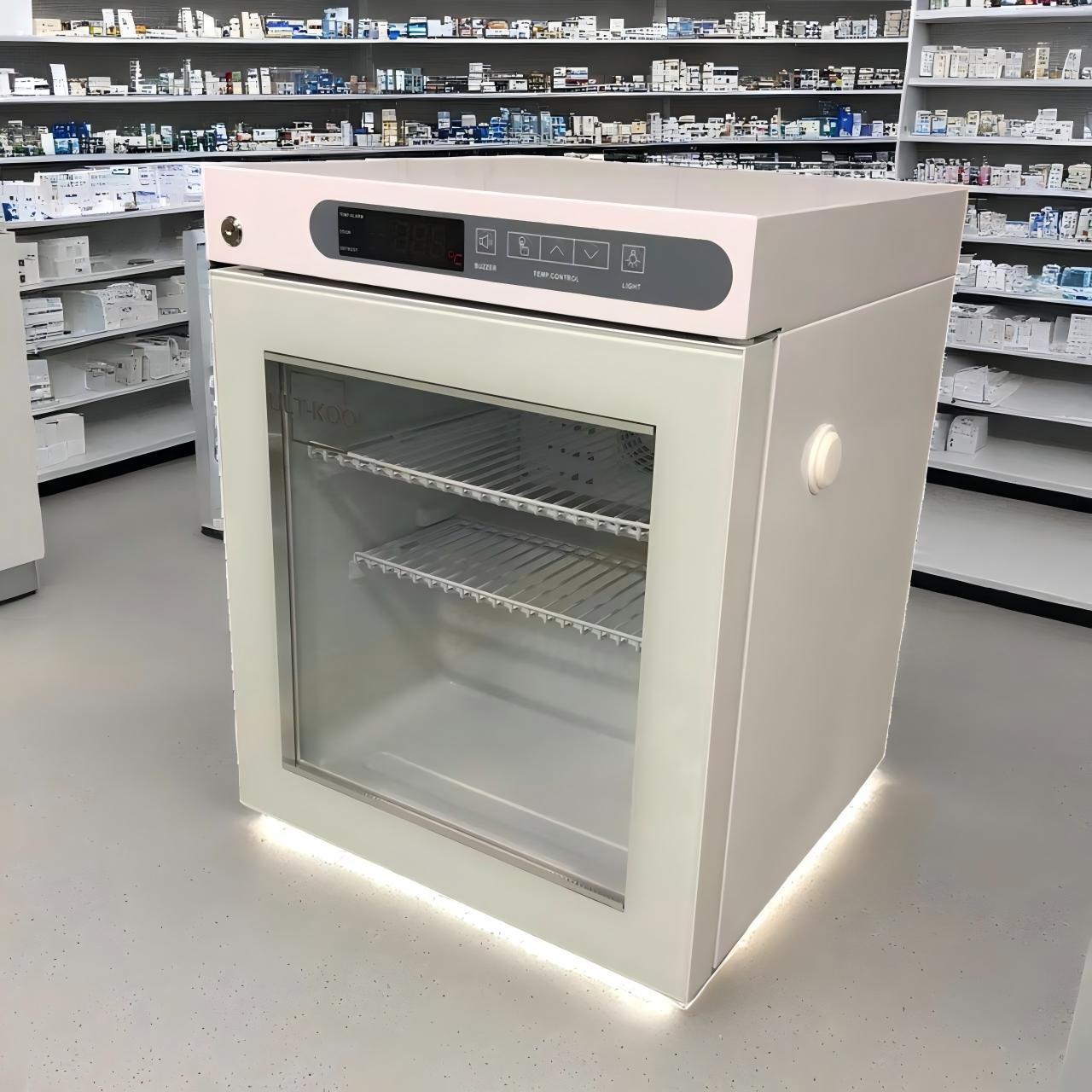 Medical Refrigerator 2-8 Degree Experimental Small Refrigerator Hospital Medicine Reagent Vaccine Shade Cabinet