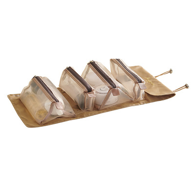 新款可折叠化妆包便携分区大容量出差旅行洗漱包网红化妆品收纳袋