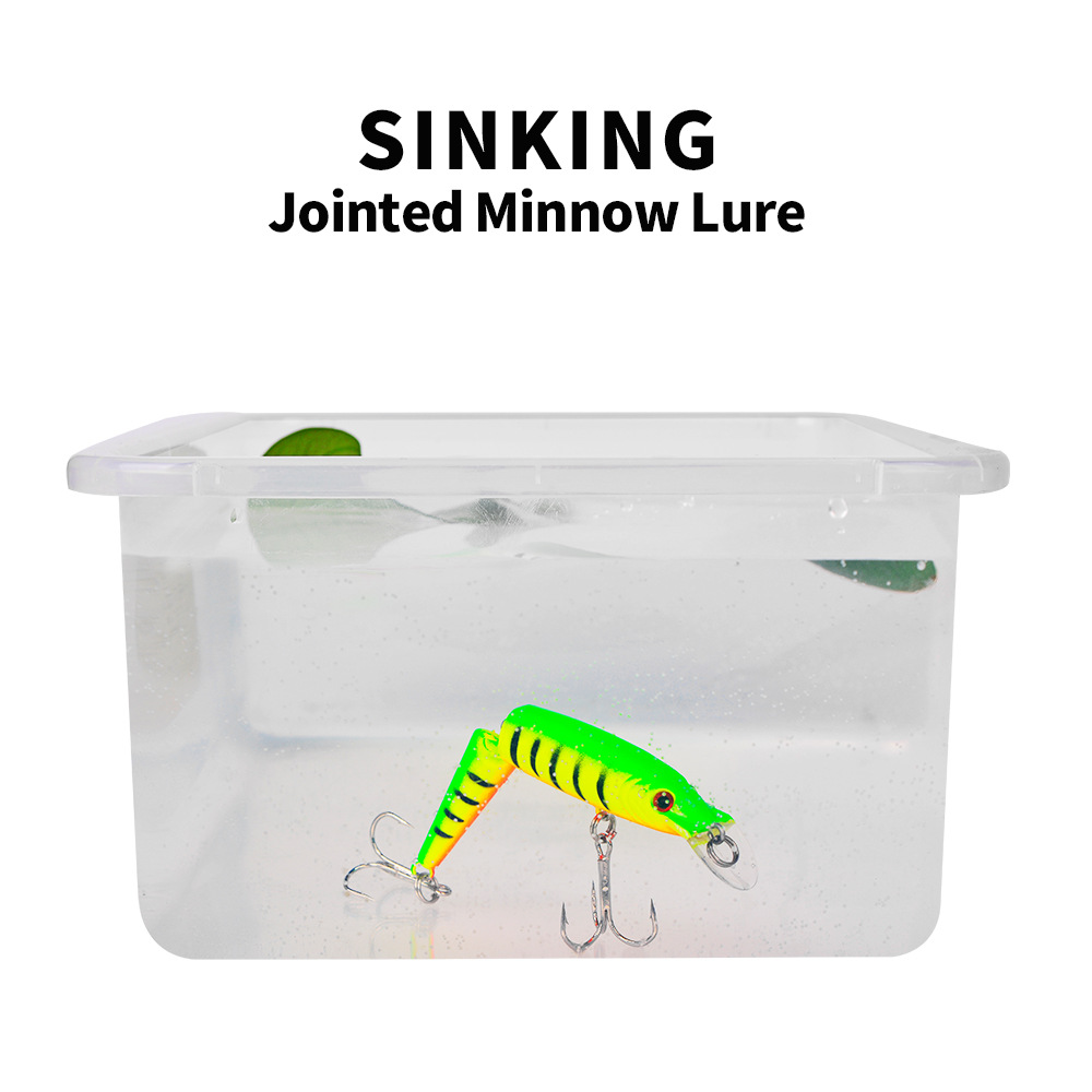 Jointed 2 stages minnow hard swim baits