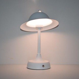 Cross-Border Creative Hat Night Light Table Lamp Restaurant Decoration Desktop Touch Led Atmosphere Lamp Head Charging Table Lamp