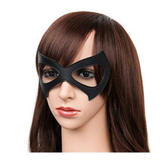 クロスボーダーコスプレ猫眼革マスクコスプレマスク衣装アイマスクハロウィーン顔道具