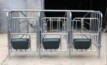 钢板母猪食槽89斤钢板母猪槽烤漆定位栏料槽黑色单独饲喂猪槽猪斗