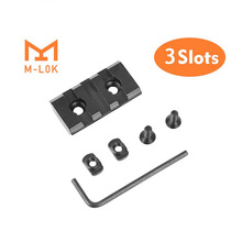 M-LOK�~�Ǘl3���X�Ͻ���ٌ�܉�lMetalPicatinnyRail3Slot�ݼy