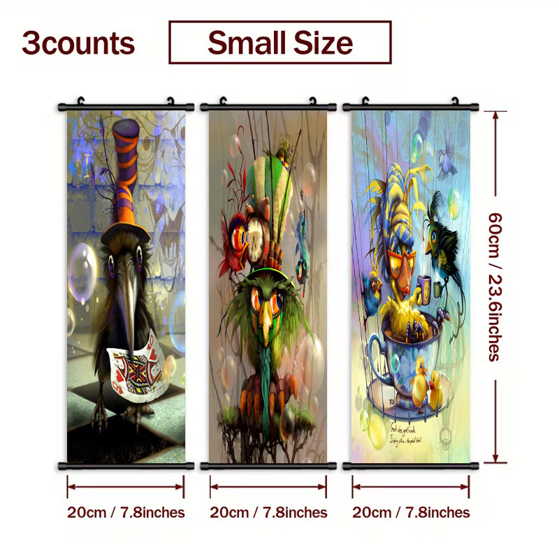 3Pcs Animated Chick Scene Poster Prints, Animated Snowman Theme, Ideal Holiday Gift Ideas 3Pcs Animated Chick Scene Poster Prints, Animated Snowman Theme, Ideal Holiday Gift Ideas