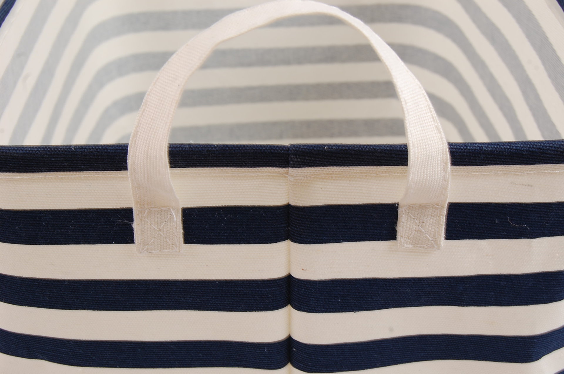 桌面棉麻杂物筐家用储物收纳筐化妆品布艺收纳篮整理筐厂家供应