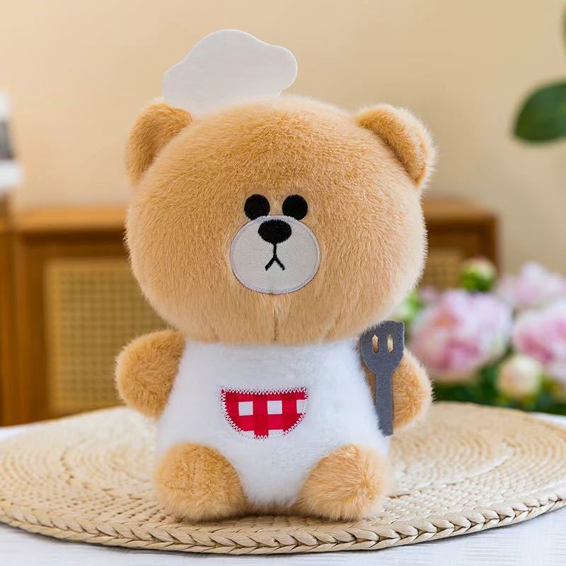 Muñecos de peluche para máquinas de garra de 8 pulgadas, tamaño pequeño para bodas y regalos creativos, venta al por mayor de fábrica.