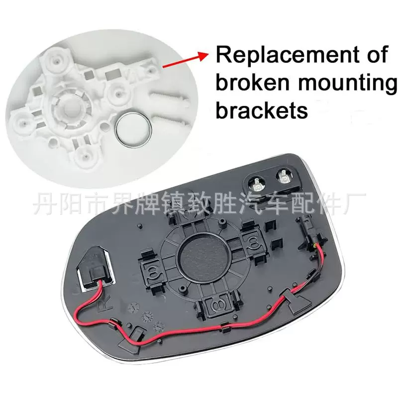 适用于Honda CRV 17-22美版镜片 crv倒车镜片加热带支架盲点加热