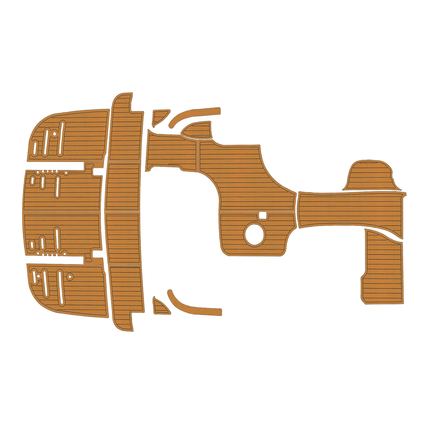 2002-2003 Maxum 4200 SE Искусственный тиковый морской пенопластовый пол из ЭВА