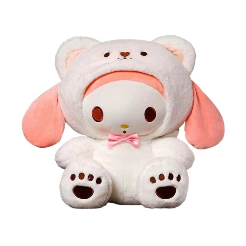 玉桂の犬のぬいぐるみのパチャの犬の人形の卸売りのクロミの子供の人形の贈り物の地は結婚祝いの人形を押します。|undefined