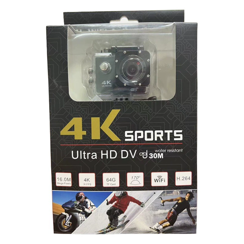 Трансграничная 4K спортивная камера беспроводная WIFI может подключить мобильный телефон наружная камера погружения HD водонепроницаемая езда запись