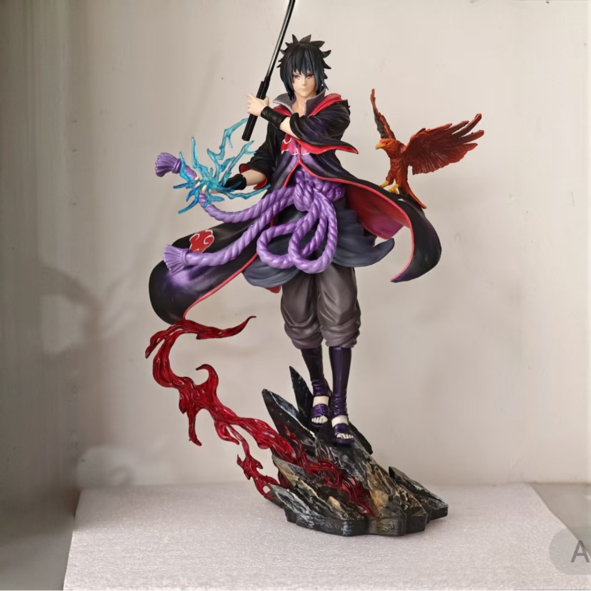 动漫周边 火影 GK十年百忍 雷切佐助 雕像模型 桌面摆件 盒装手办