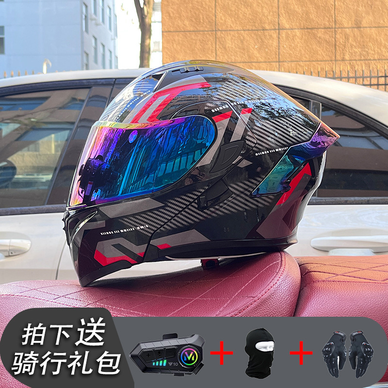 Earl negro y rojo con cola de color Bluetooth Y10 chapado en color