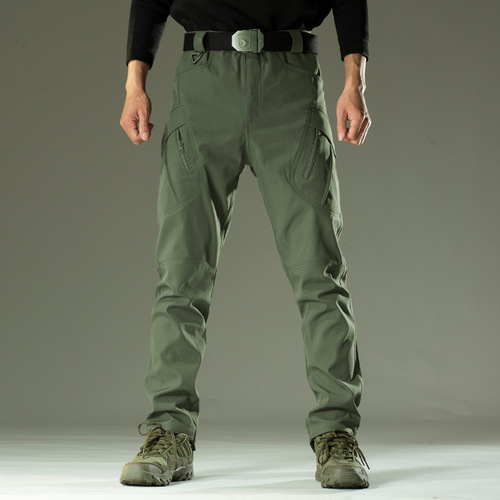 Cross-border outdoor tactical pants with elastic fabric IX7 city special operations long pants military enthusiast IX9 multi-pocket work pants