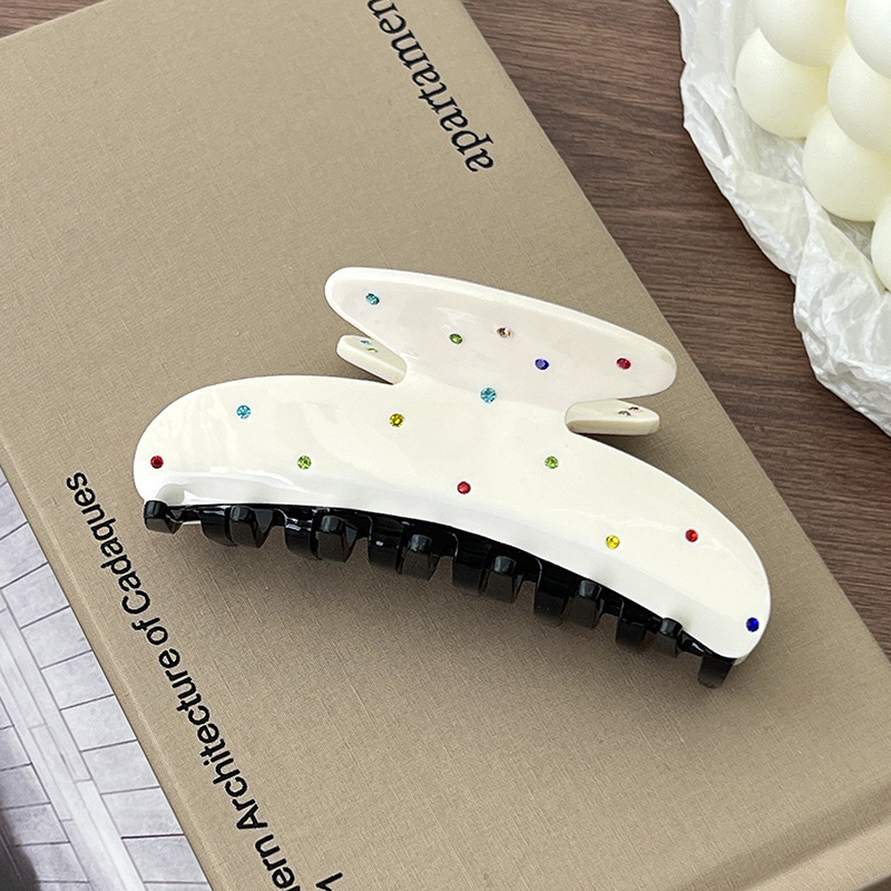 10cm 타원형 다이아몬드 오프화이트