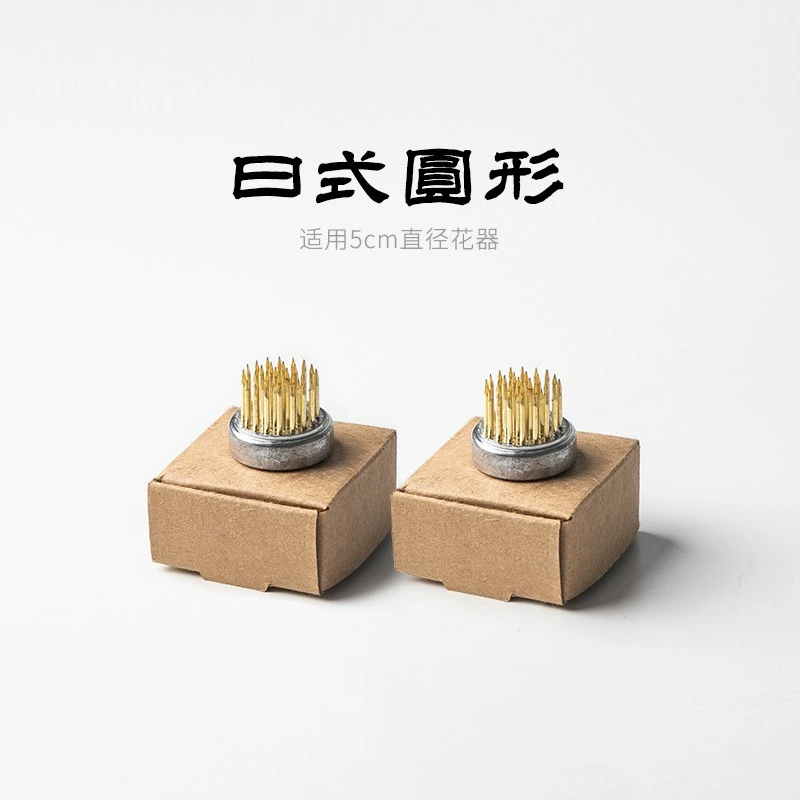 Медная игла Jianshan Фиксатор для флористики Zen Цветочная Аранжировка Китайская Цветочная Аранжировка Сосуд Японская Цветочная Аранжировка Base Needle Tool