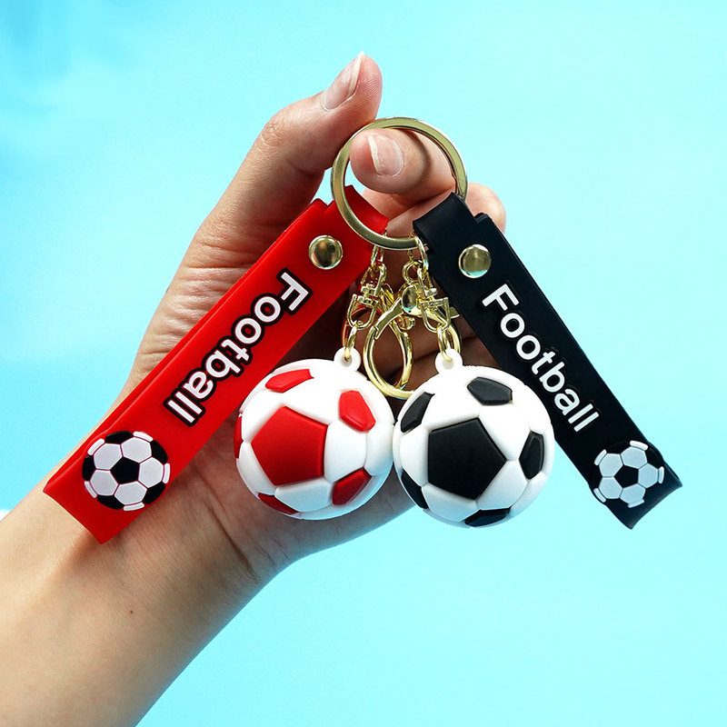New Creative Football Keychain Pendant Student School Bag Pencil Case Key Chain Car Key Accessories Doll Gift New Creative Football Keychain Pendant Student School Bag Pencil Case Key Chain Car Key Accessories Doll Gift