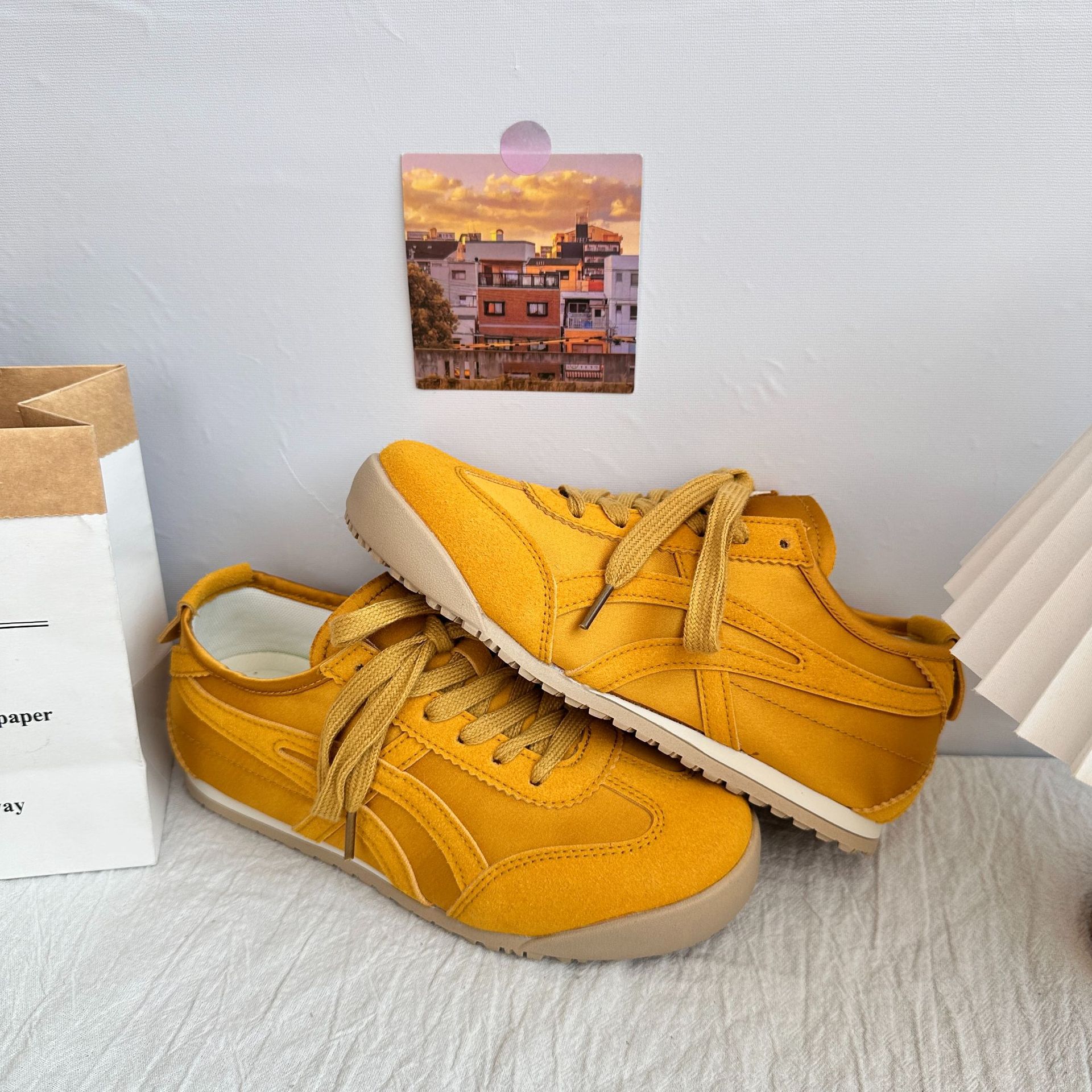 A9903 plantilla de látex/fondo plano ligero Forrest zapatos de entrenamiento zapatos de mujer 2025 nuevas zapatillas retro de nicho casual