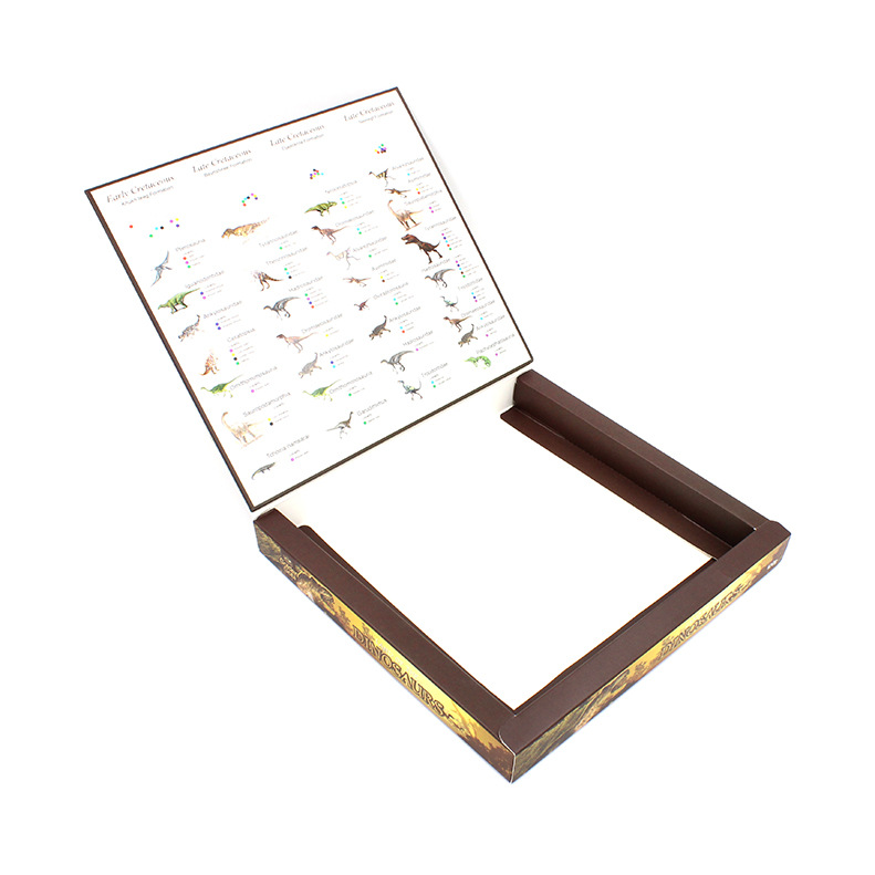 彩色飞机盒定 制翻盖盒白卡纸包装盒印刷UV起凸工艺烫金