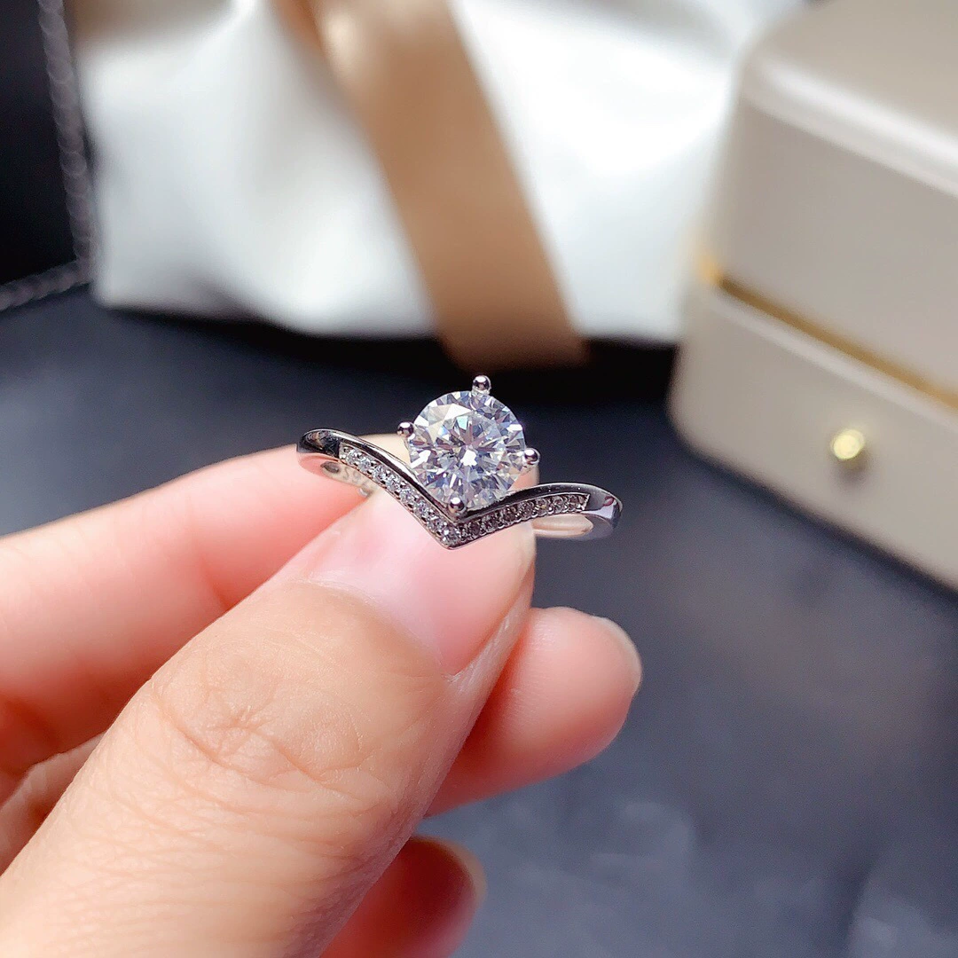 One size ring, platinum 950 sample