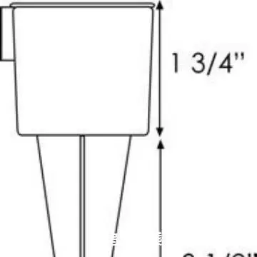 1.5inch Датчик дождя/спринклерный датчик дождя, широкий горлышко, ярко-желтый инструмент для измерения воды на открытом воздухе