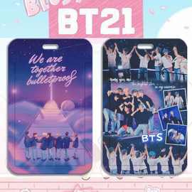 BTS防弹少年团周边学生校园卡套公交卡金泰亨校牌饭卡门禁卡厂牌