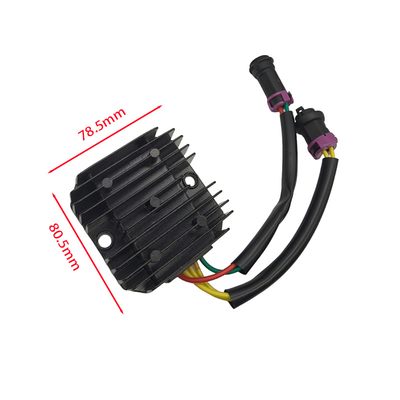 Suitable for Zongshen Motorcycle Rectifier Xinyuan X5 440Cb400 Rod King Climber Silver Bottle Voltage Regulator Accessories