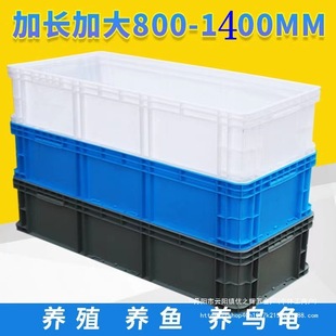 Plastic Turnover Box Rectangular Large Plastic Box Long Fish and Turtle Tank Plus Height Large Box Long Box Wholesale