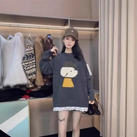 大码毛衣;女式针织衫;毛衣