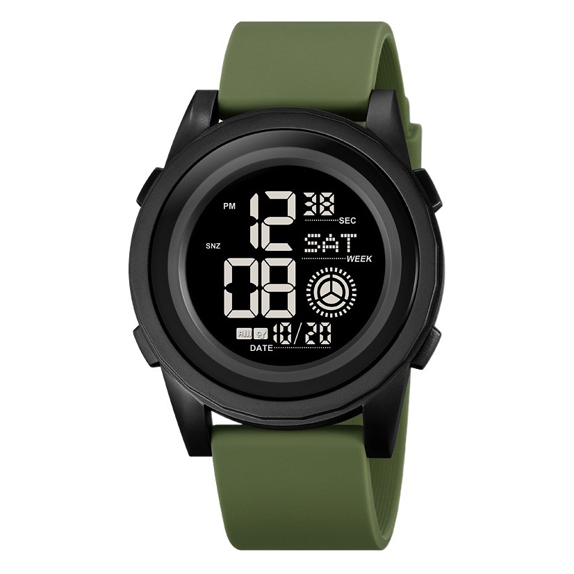 Skmei juventud estudiante multifunción luminoso cronometraje reloj electrónico de los hombres al aire libre impermeable reloj deportivo