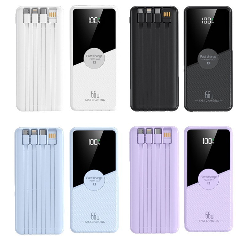 66W超高速充電パワーバンクには、2W mAhの大容量の便利なモバイル電源ギフトプリントロゴが付属しています|undefined