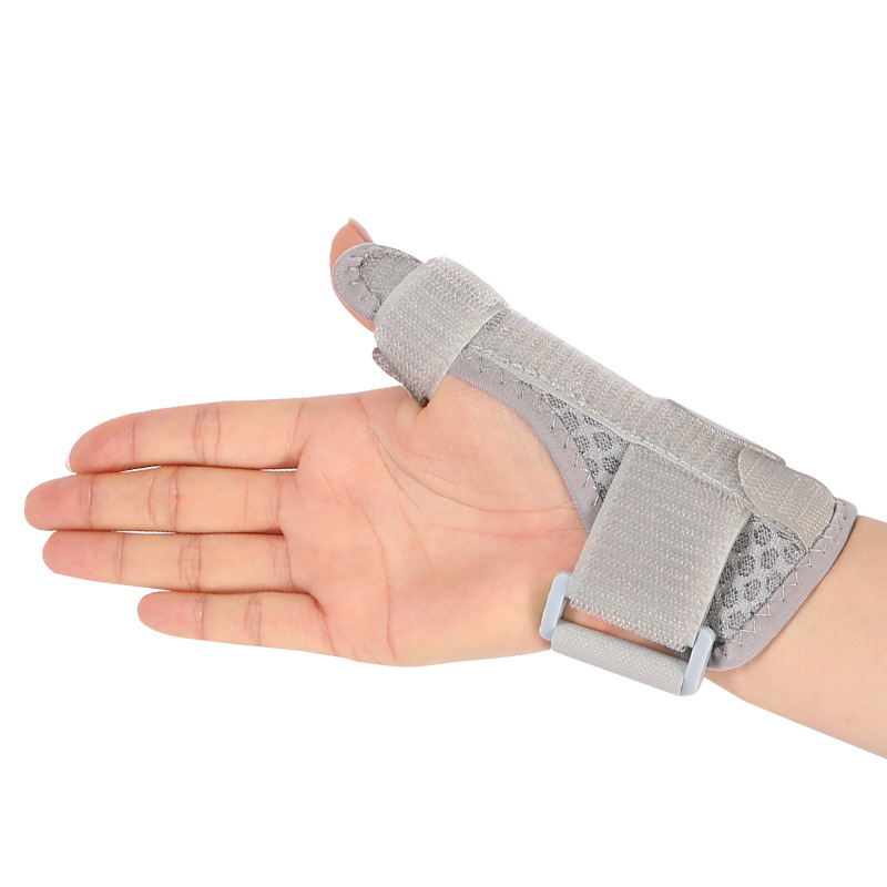 Manga de protección del pulgar deportes protección de la articulación lesión de la vaina del tendón muñeca soporte de la placa de acero lesión anti-torsión protección de los dedos ajustable
