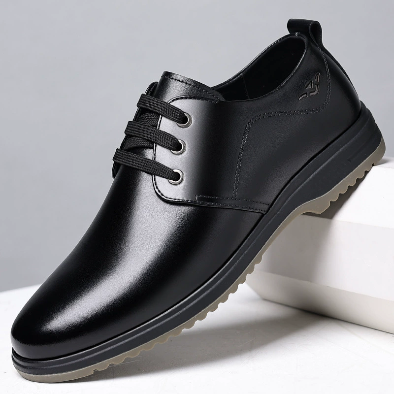 Кожаная обувь для мужчин осенью новый дышащий бизнес повседневный