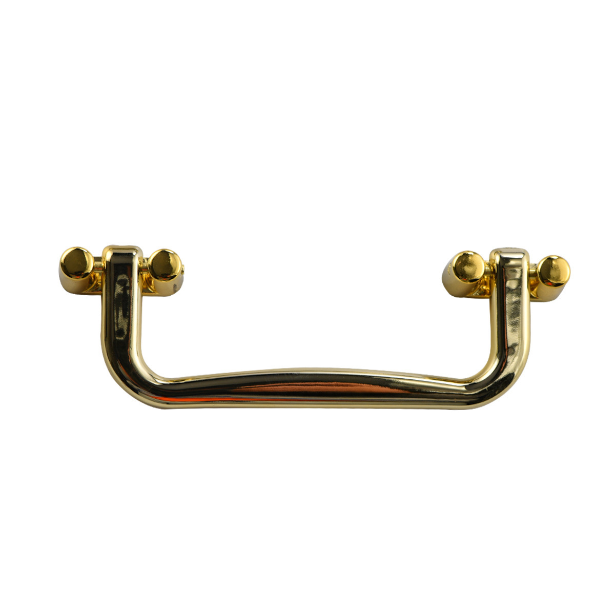 Embalaje de caja de regalo mango de plástico dorado accesorios de caja de regalo mano de columna de aluminio mano de mano mano de mano